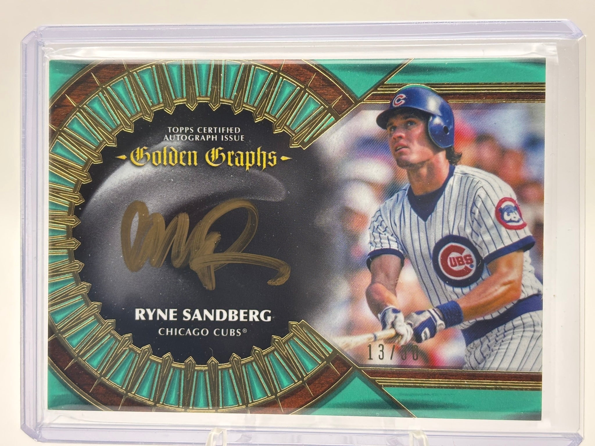2023 TOPPS FIVE STAR GOLDEN GRAPHS Ryne Sandberg AUTO /30 SP – Great ...