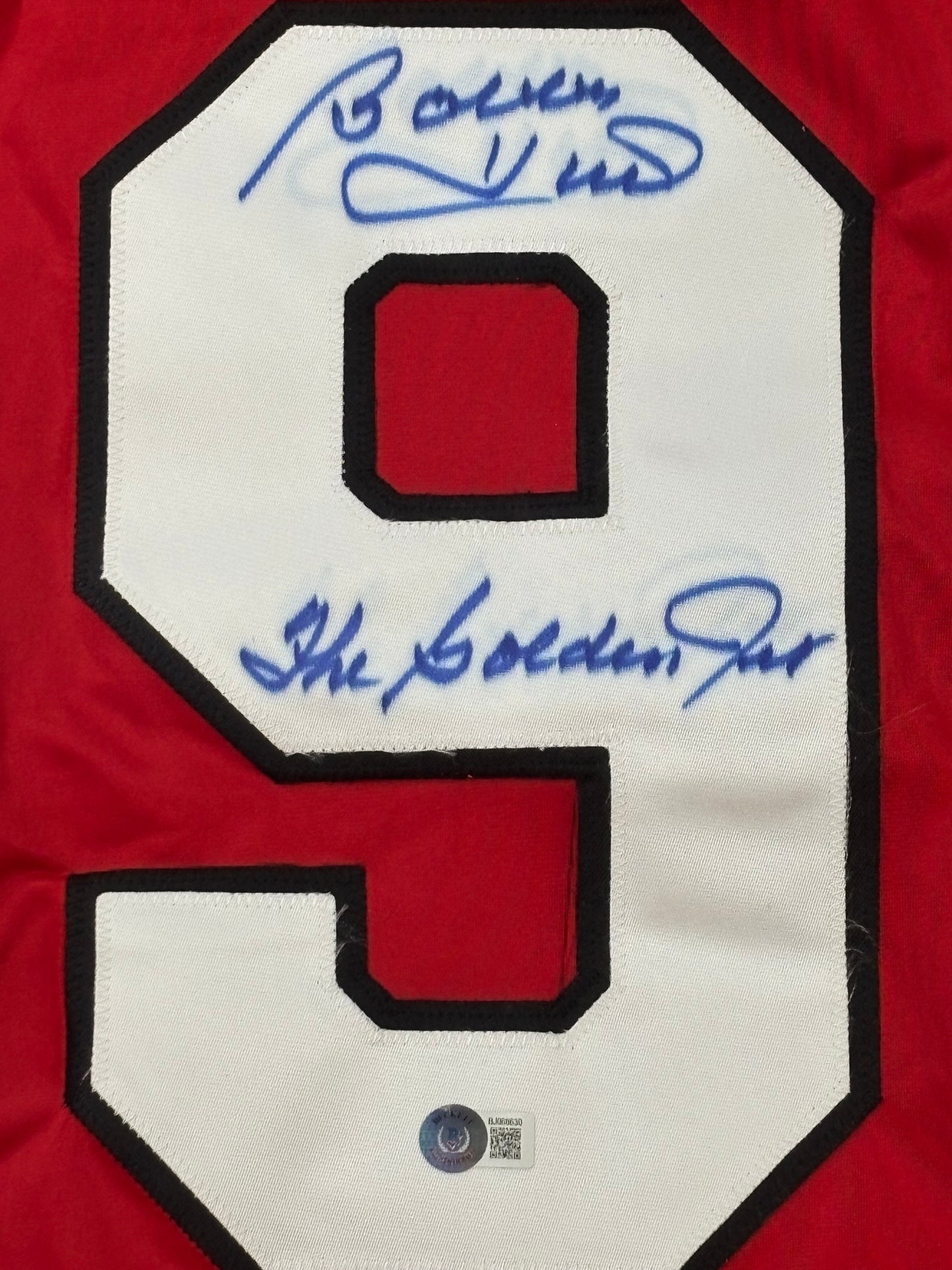 Bobby Hull Signed Jersey Blackhawks Auto The Golden Jet