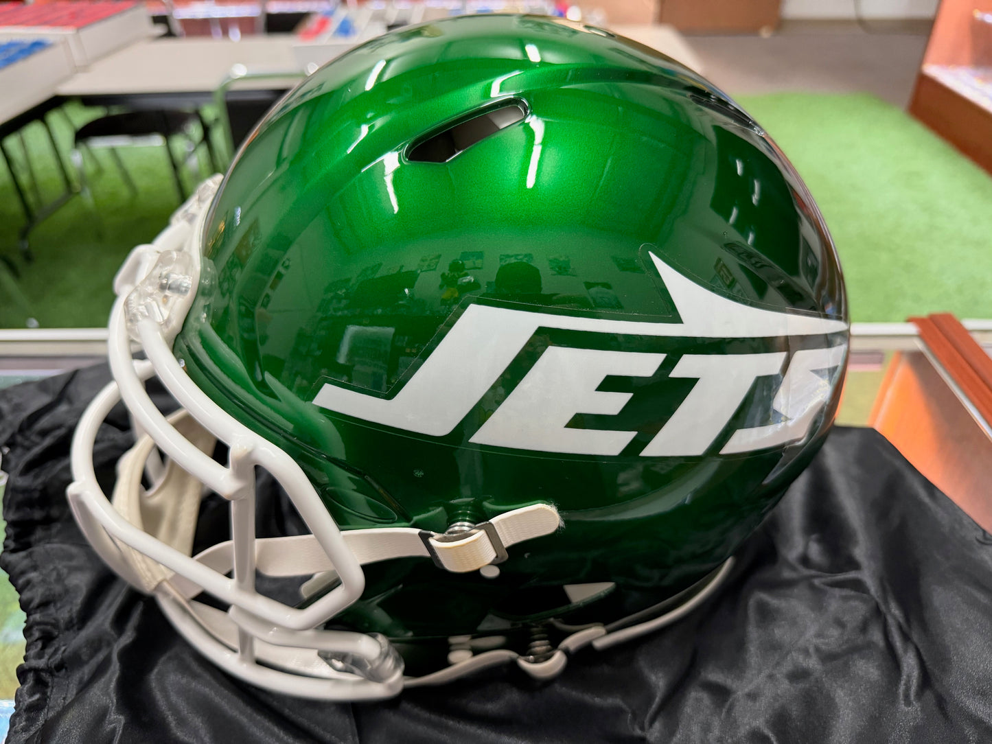 Ahmad Sauce Gardner Signed Jets Speed Authentic Helmet - Beckett W Holo