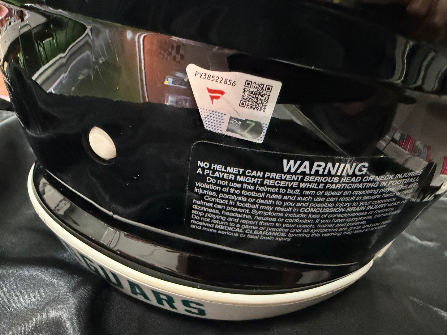 Travis Hunter Signed Jacksonville Jaguars Full Size Authentic Speed Helmet Fanatics