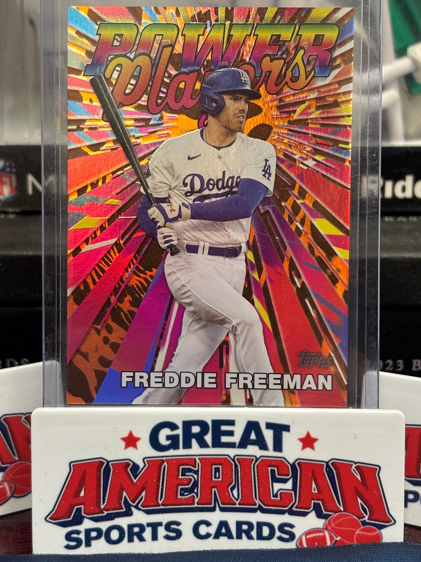 2025 Topps Chrome Freddie Freeman Power Players PP-24 Orange Ref /25