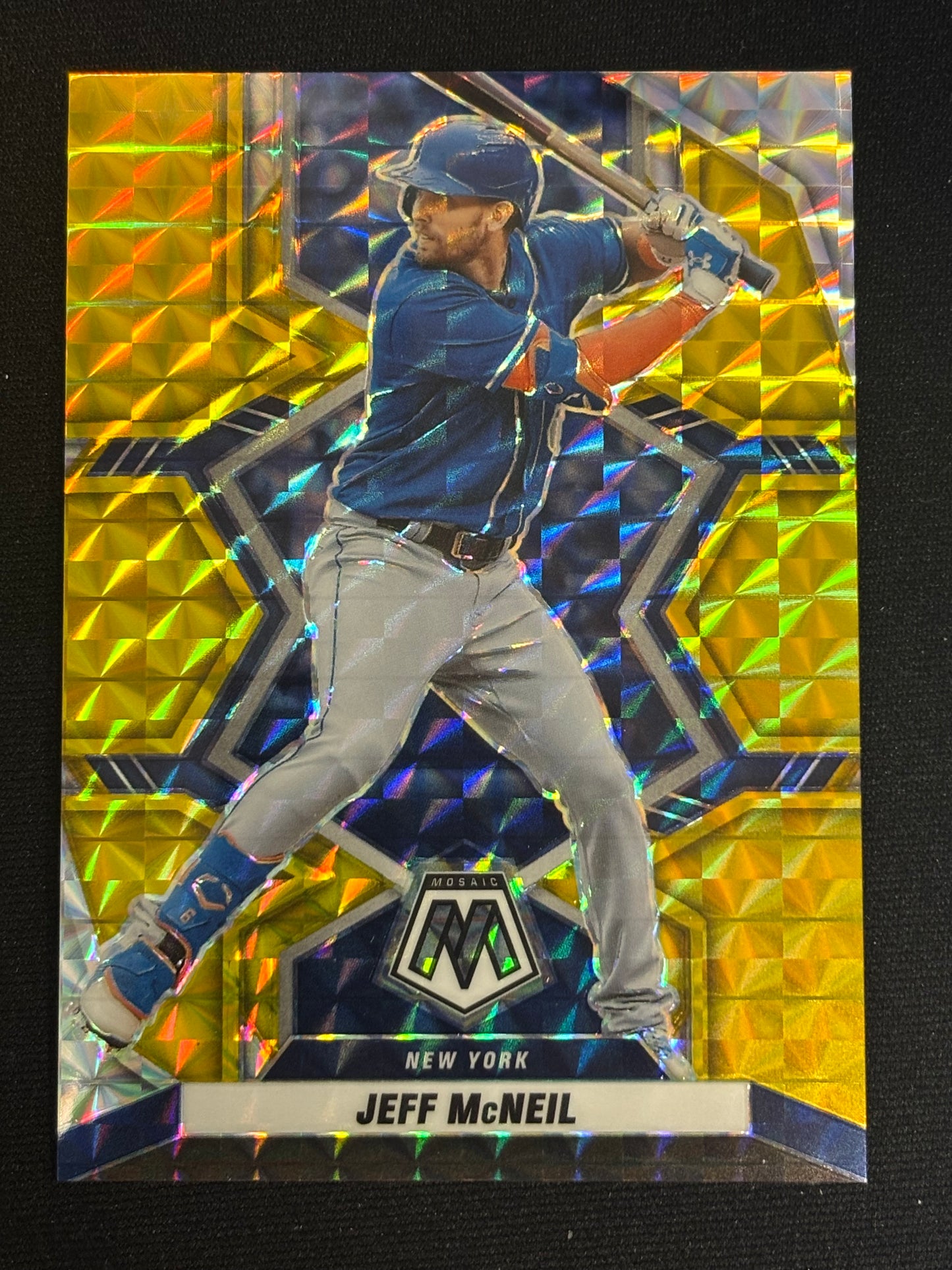 2022 Panini Mosaic Jeff McNeil Gold /10