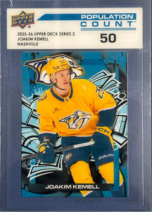 2025-26 Upper Deck Series 2 Joakim Kemell Population Count 50