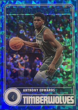 2023-24 Panini Hoops Anthony Edwards Hyper Blue