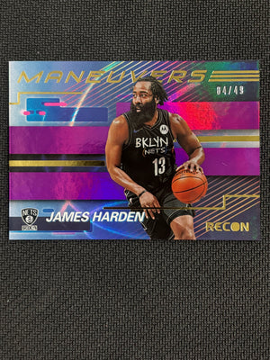 2020-21 James Harden Panini Recon Maneuvers #/49