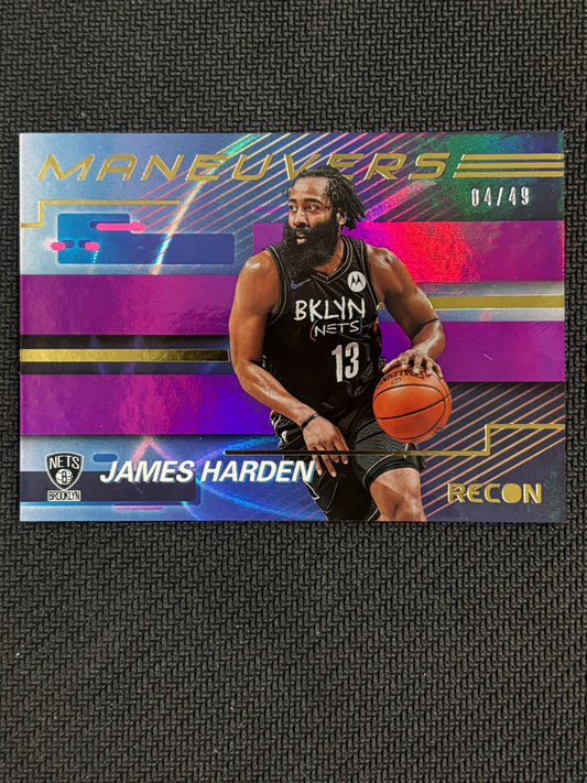 2020-21 James Harden Panini Recon Maneuvers #/49