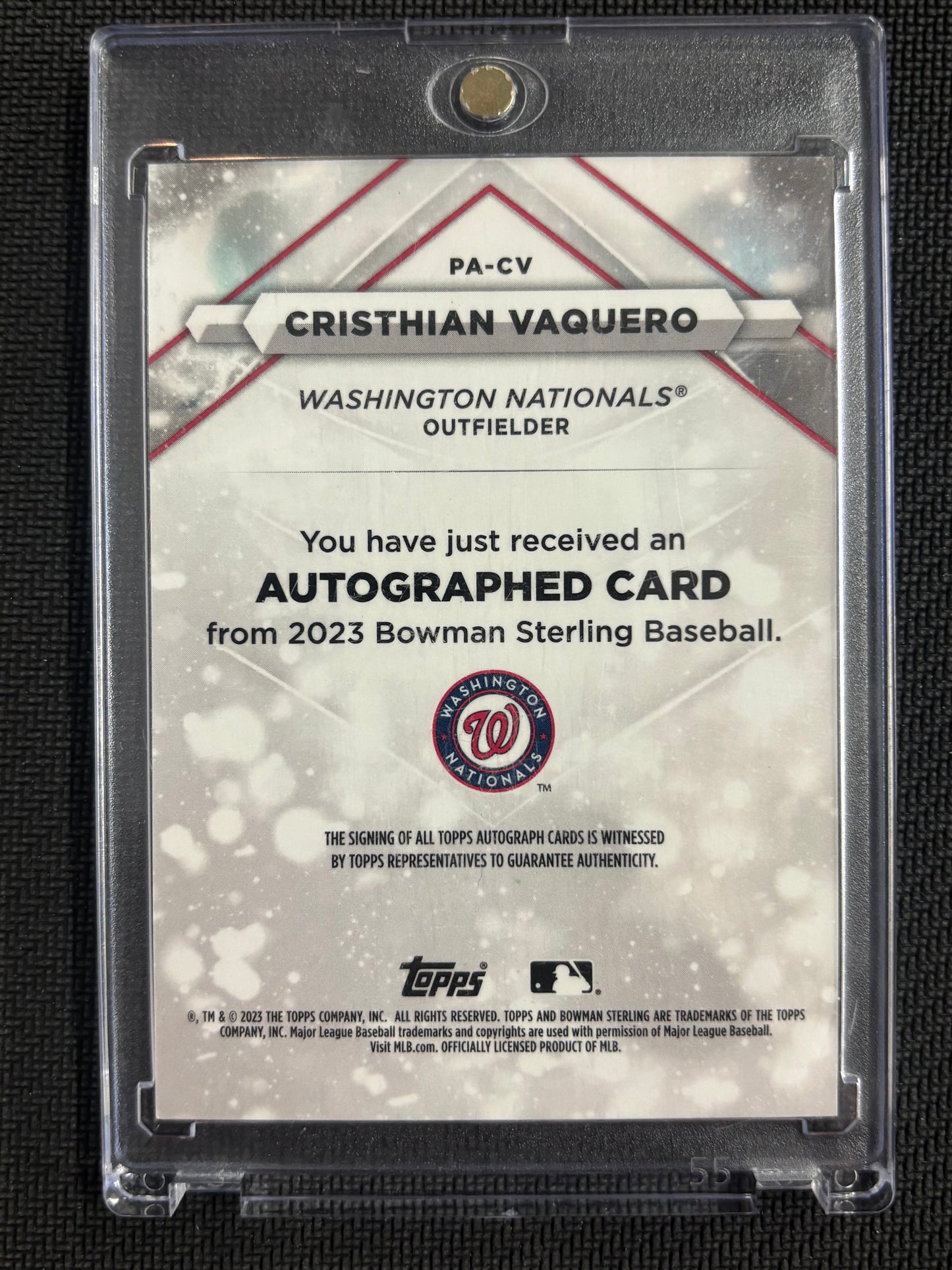 2023 Bowman Sterling Cristhian Vaquero Auto Nationals