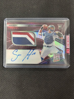2021 Panini Chronicles Spectra Sam Huff RPA Rookie Patch Auto RC / 49