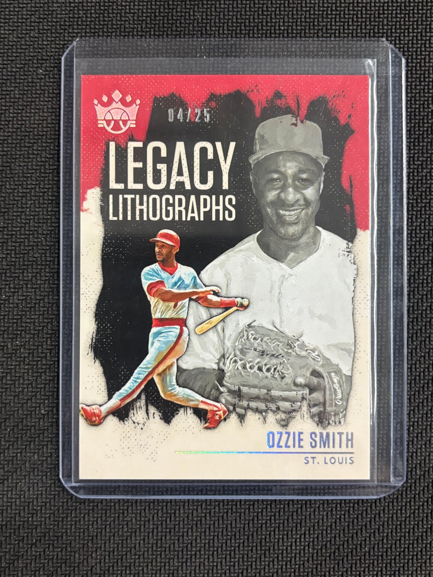 2021 Panini Diamond Kings Ozzie Smith Legacy Lithographs /25