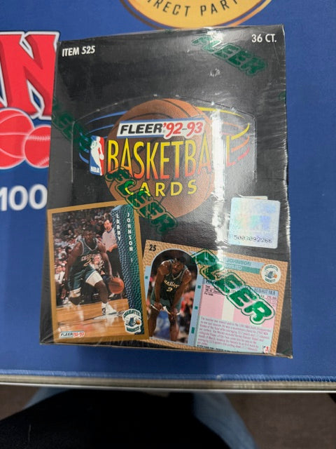 1992-93 FLEER SERIES 1 Wax box Factory Sealed Michael Jordan, Pro Visions, NBA