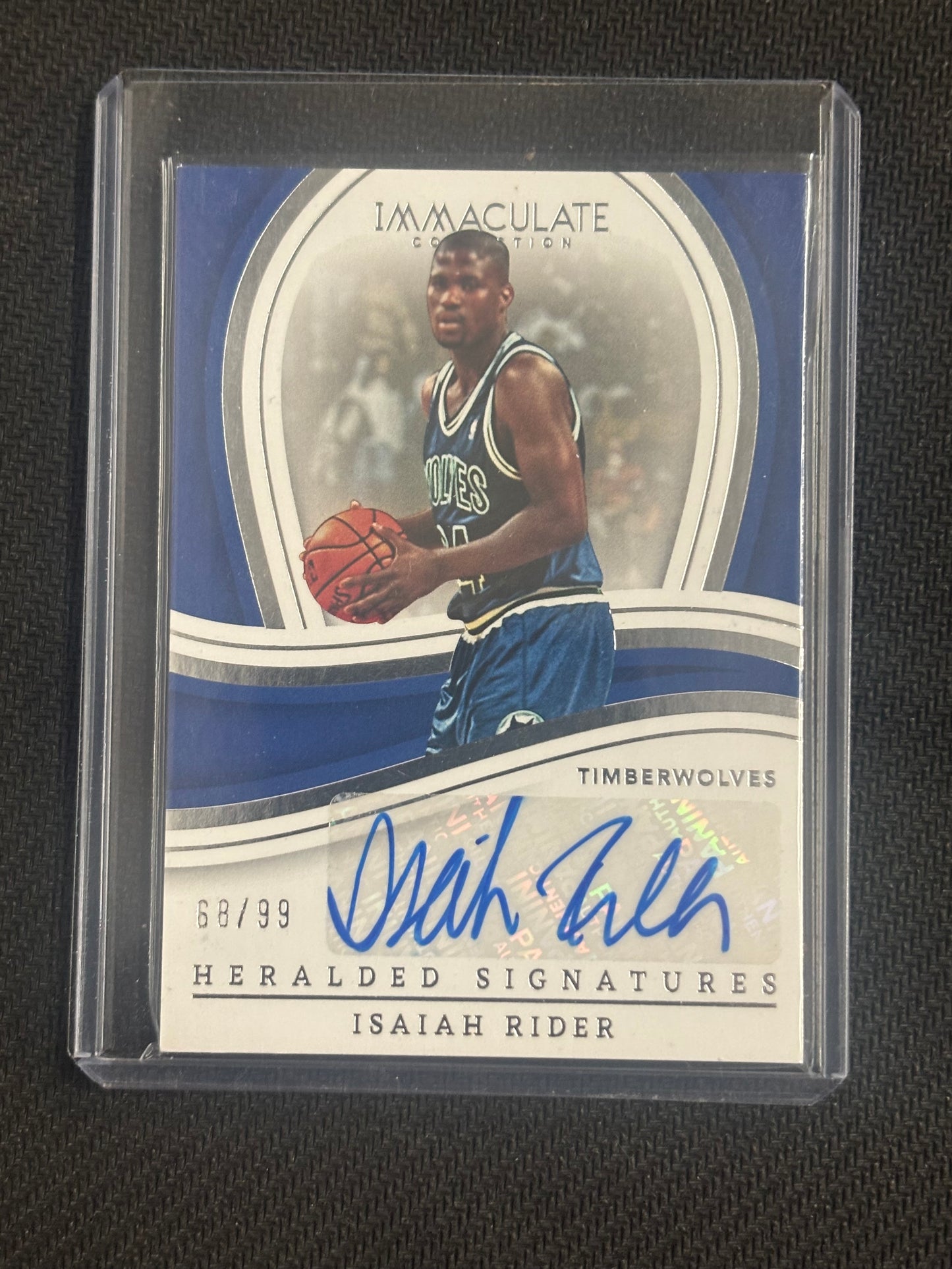 2022-23 Panini Immaculate Isaiah Rider Heralded Signatures Auto /99