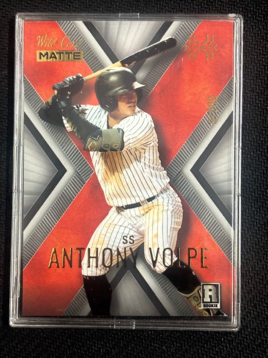 2023 Wild Card Matte Anthony Volpe X-Plode Orange #/200 RC Rookie