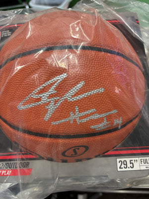 Tyler Herro Hand Signed Spalding Full Size Basketball w/ JSA COA