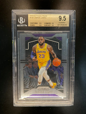 2019-2020 Panini Prizm LeBron James BGS 9.5
