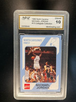 1989 North Carolina Colligate Collection #15 Michael Jordan