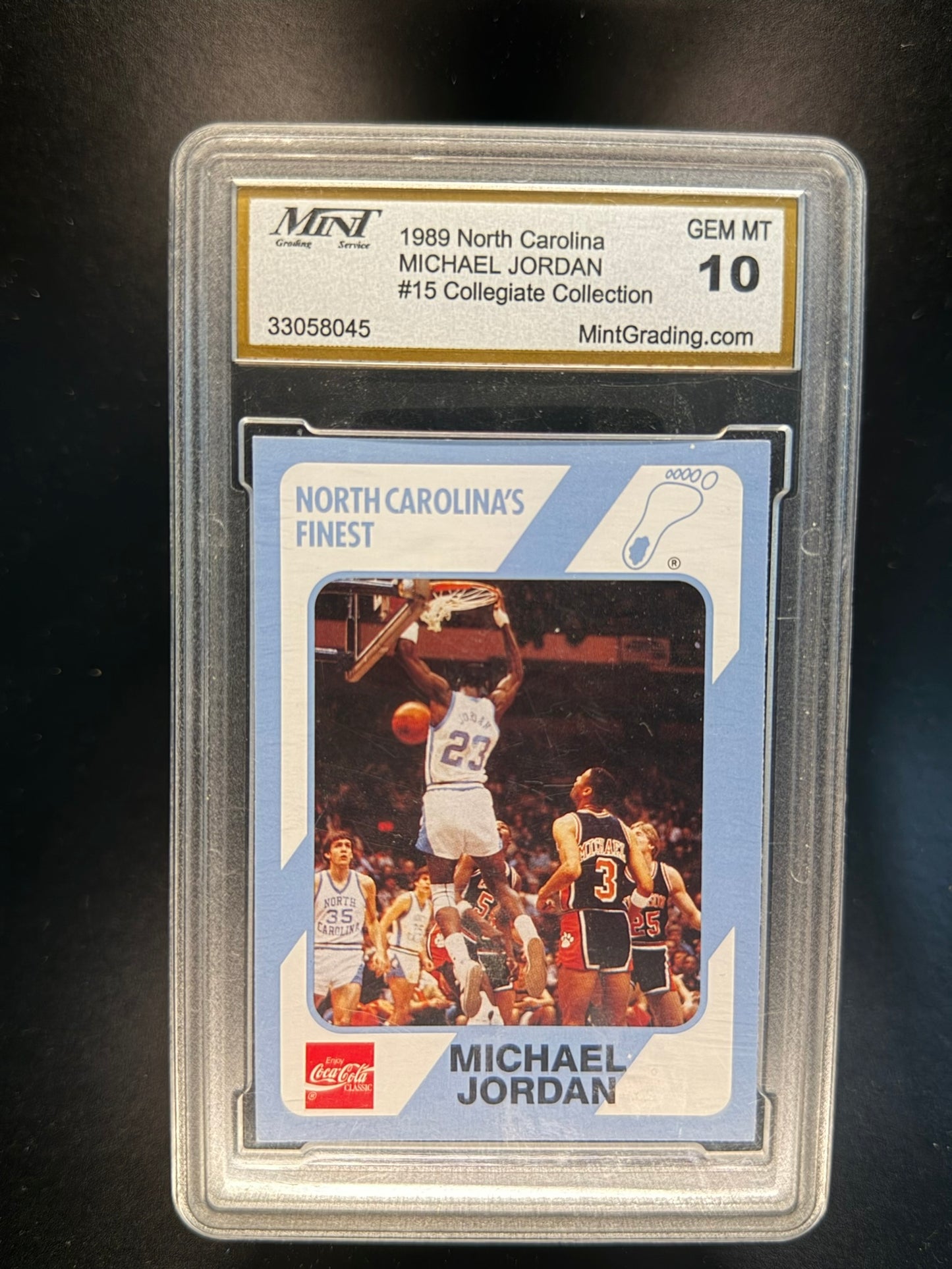 1989 North Carolina Colligate Collection #15 Michael Jordan