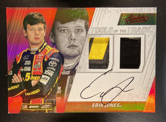 2017 Absolute Tools of the Trade Dual Material Relic Erik Jones Auto /25