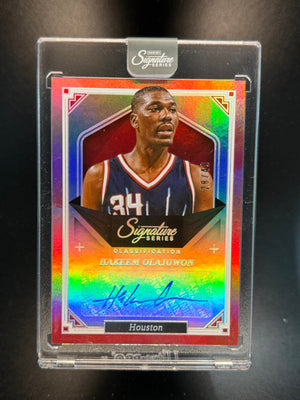 2025-26 Panini Signature Series Hakeem Olajuwon Classification Auto /49 Rockets