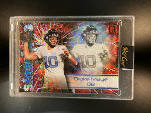 2023 Wild Card Alumination Drake Maye Smashing Rookie /10