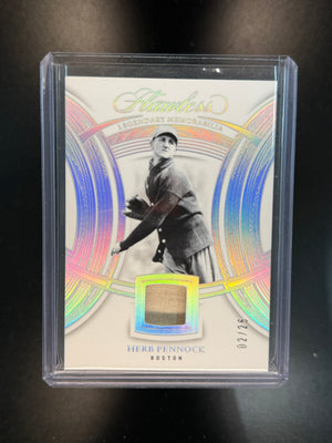 2025 Panini Flawless #FLM-HP Herb Pennock Flawless Legendary Memorabilia /25