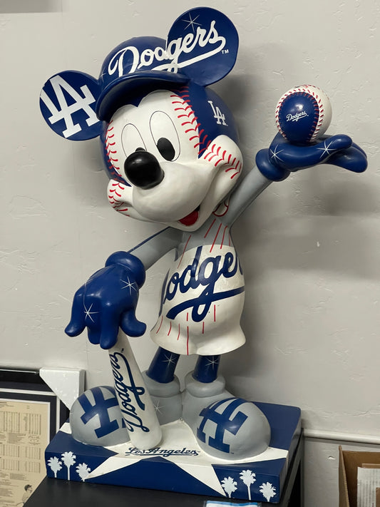 2010 4ft Dodgers All Star Mickey Mouse