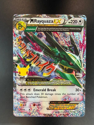 M Rayquaza EX 76/108 Celebrations Classic Collection 25th Pokemon TCG