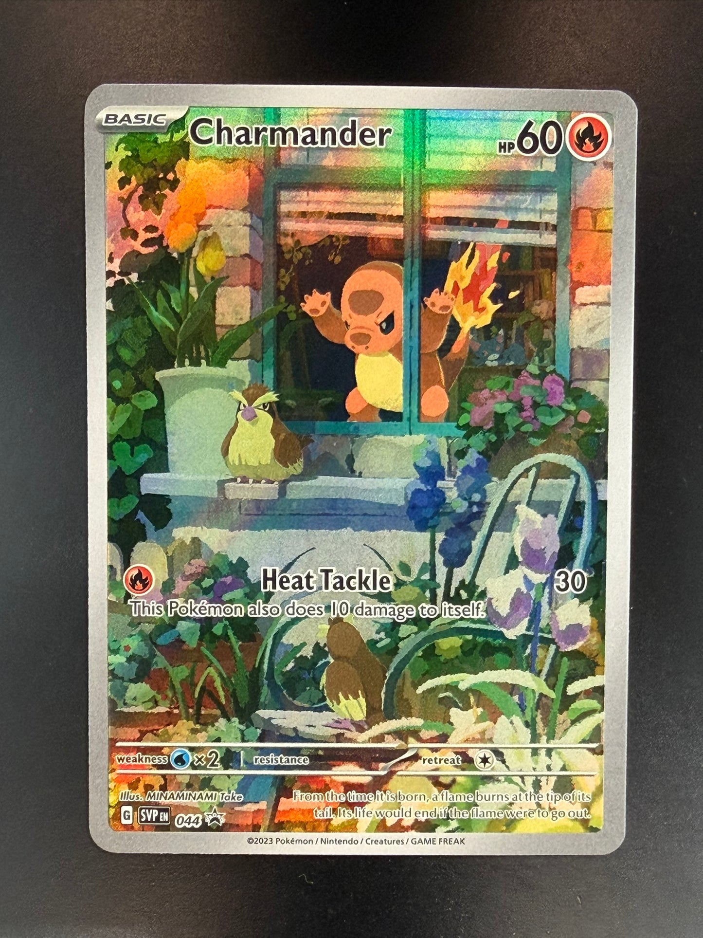 Charmander SVP 044 Scarlet Violet Black Star Promo Holo Pokemon TCG