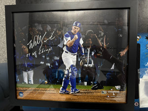 Will Smith Framed Signed Inscribed 2024 World Series 16x20 Picture Fanatics Authentic