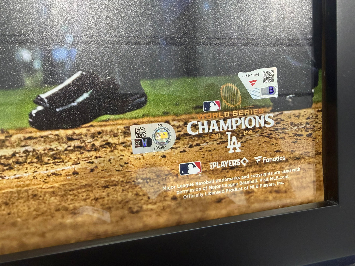 Will Smith Framed Signed Inscribed 2024 World Series 16x20 Picture Fanatics Authentic