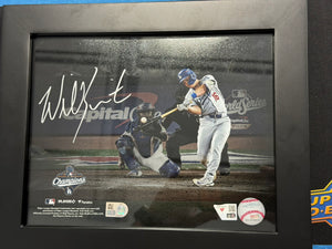 Will Smith Framed Signed 2024 World Series 8x10 Picture Fanatics Authentic