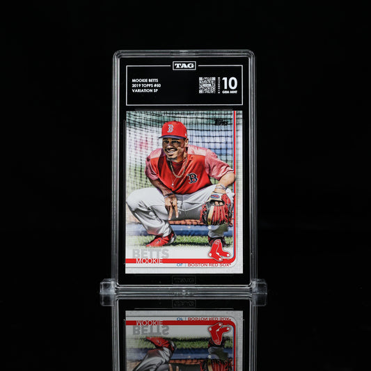 2019 Topps Mookie Betts #50 Variation SP TAG 10