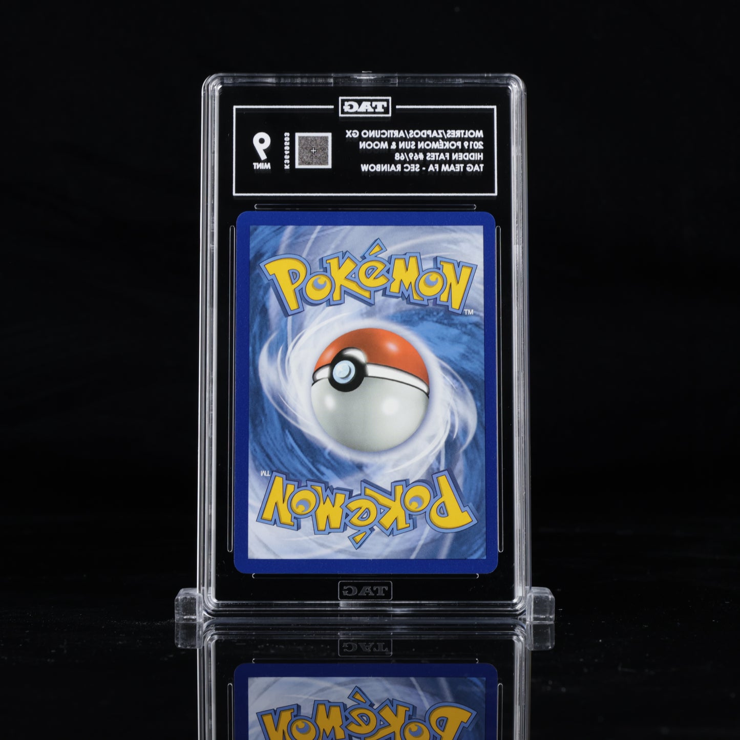 Pokemon Sun & Moon Hidden Fates 69/68 Moltres Zapdos Articuno Tag Team GX TAG 9