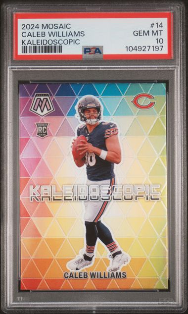 2024 PANINI MOSAIC KALEIDOSCOPIC #14 CALEB WILLIAMS PSA 10