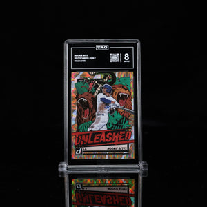 2021 Donruss Mookie Betts Unleased /999 TAG 8