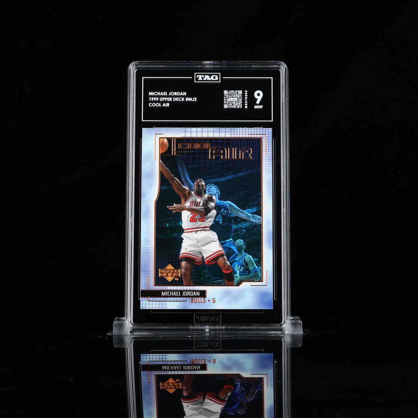 1999 UPPER DECK MICHAEL JORDAN COOL AIR TAG 9, MINT #MJ2