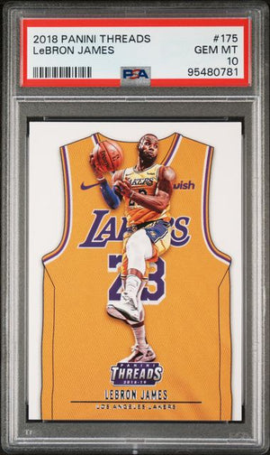 2018 PANINI THREADS #175 LeBRON JAMES PSA 10