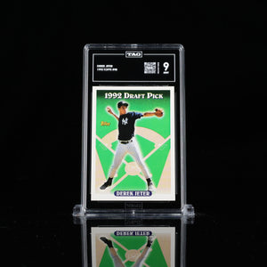 1993 Topps Baseball Derek Jeter #98 Rookie 1992 Draft Pick RC Graded TAG 9 !