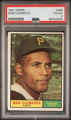 1961 TOPPS #388 BOB CLEMENTE PSA 4