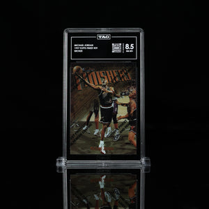 1997 Topps Finest Michael Jordan Finishers With Coating TAG 8.5