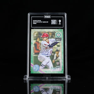 2018 Topps Gypsy Queen Shohei Ohtani ROOKIE RC Green Variation SP - TAG 9