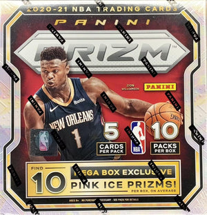 NBA Panini 2020-21 Prizm Basketball Trading Card MEGA Box