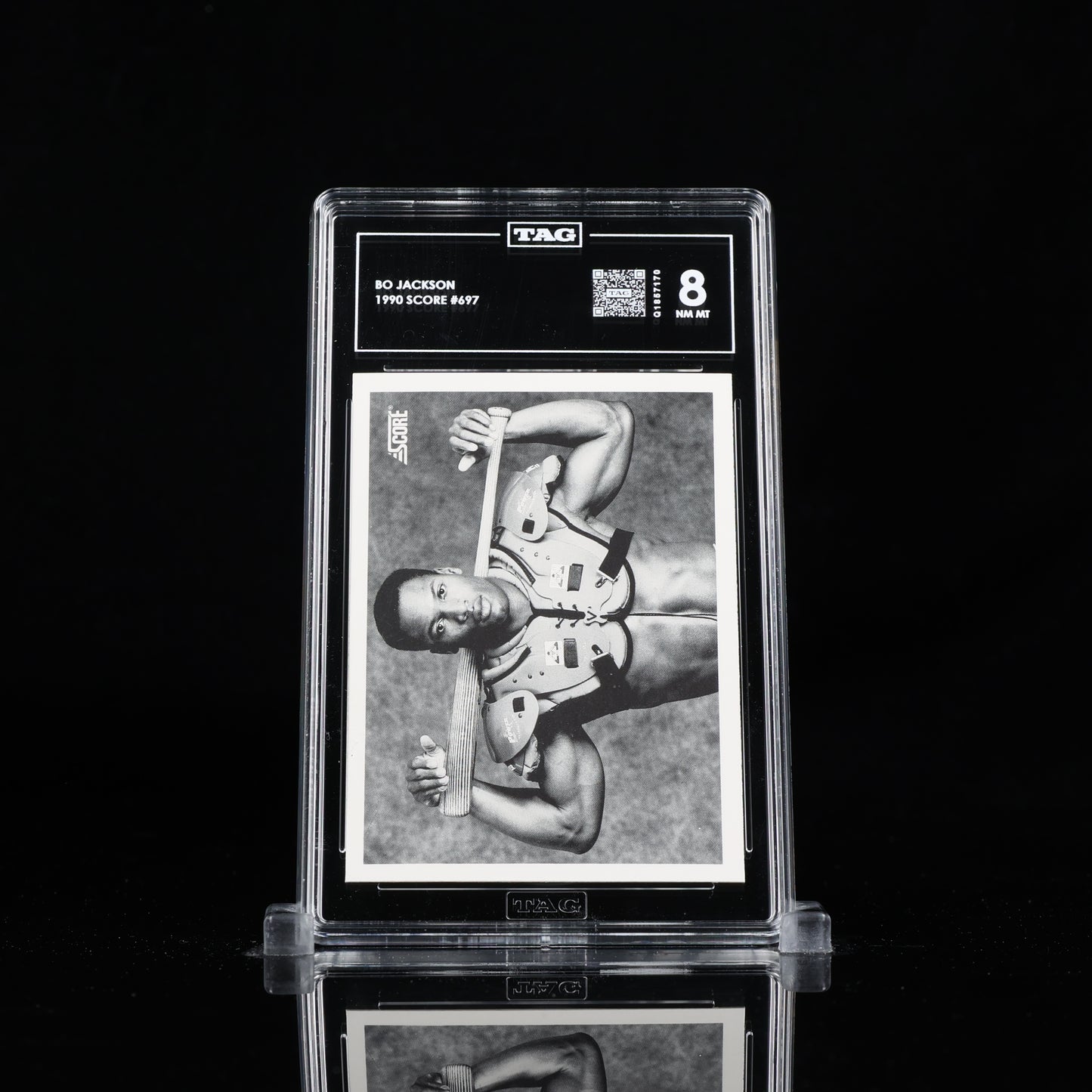 1990 Score # 697 Bo Jackson PSA 8