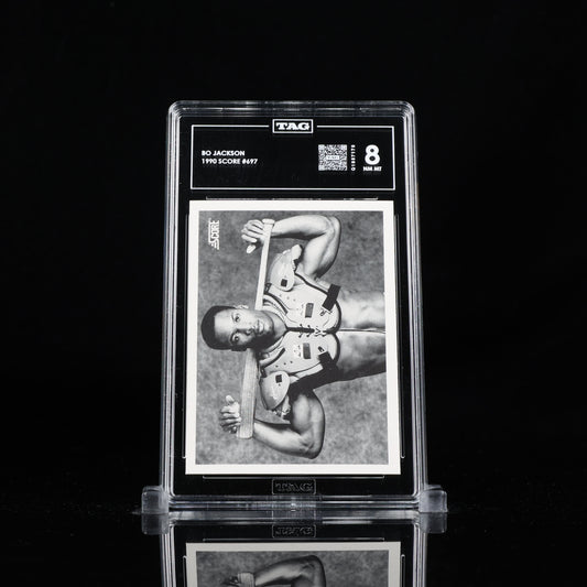 1990 Score # 697 Bo Jackson PSA 8