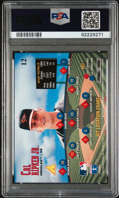1995 ZENITH #12 CAL RIPKEN JR. PSA 8