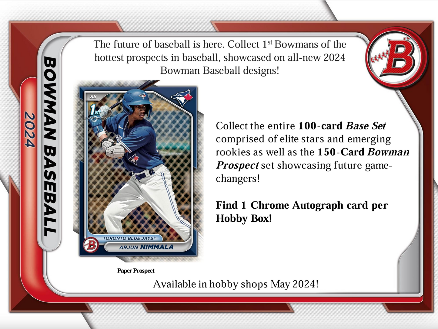 2024 Bowman Baseball Hobby Box
