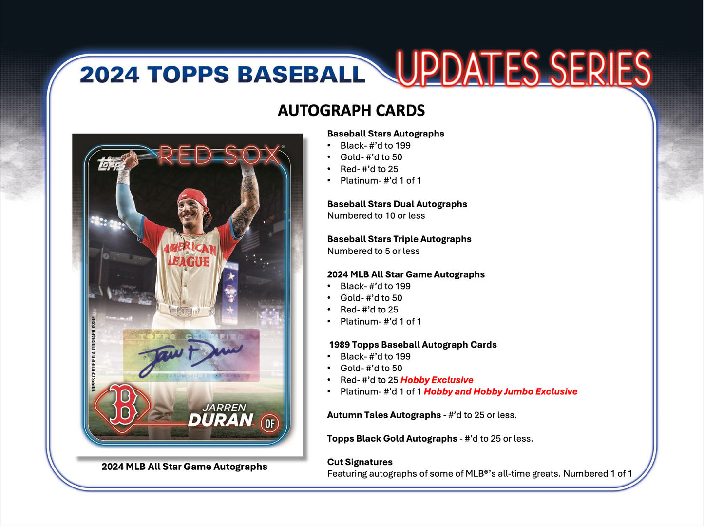 2024 Topps Update Series Baseball Jumbo Box