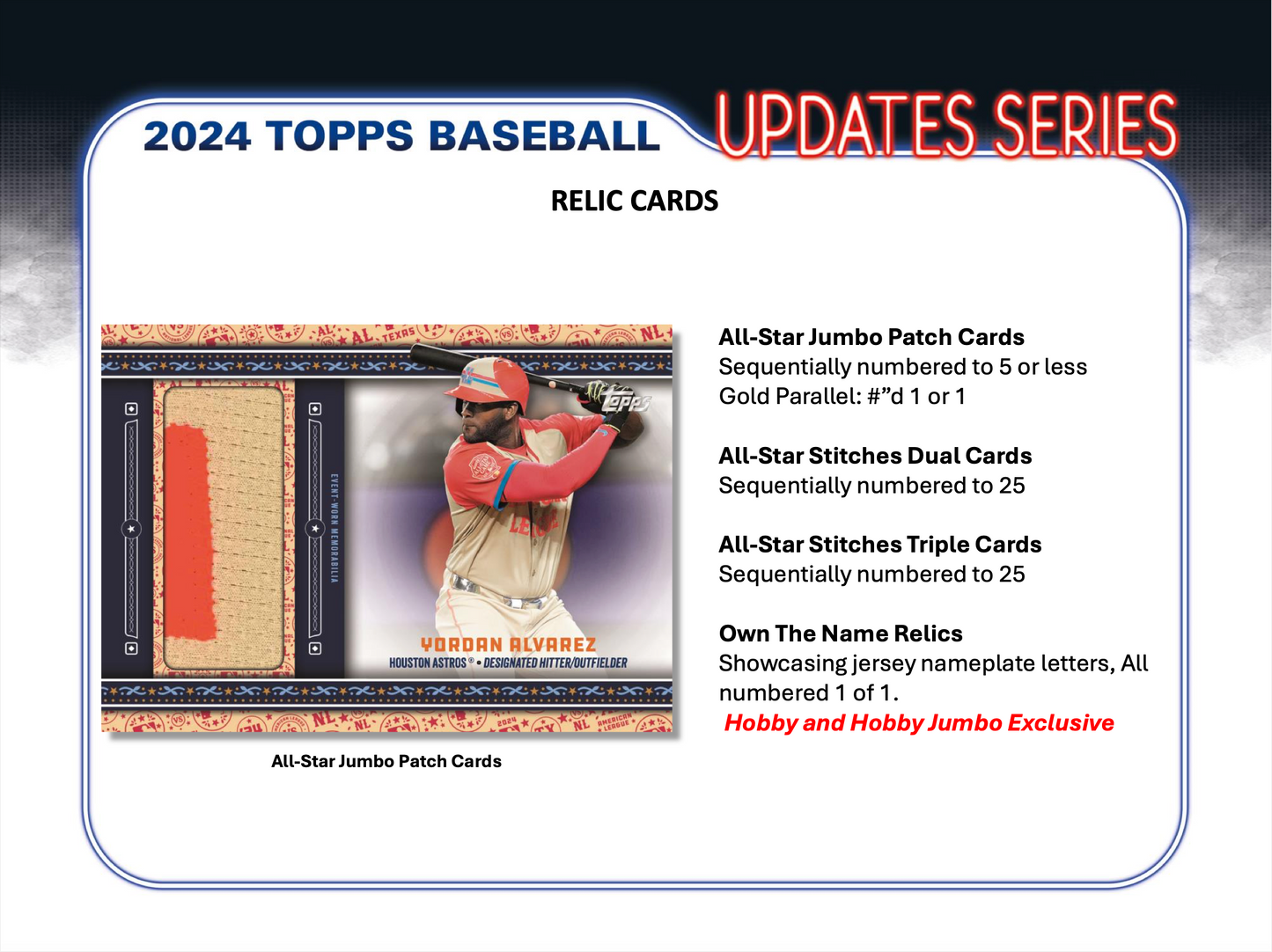 2024 Topps Update Series Baseball Jumbo Box