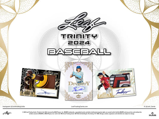 2024 Leaf Trinity Baseball Hobby Box