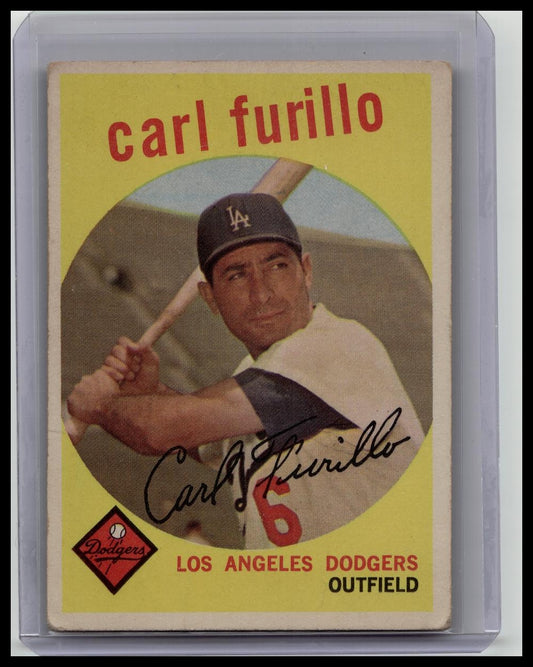 1959 Topps #206 Carl Furillo