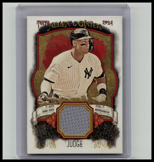 2024 Topps Allen & Ginter Aaron Judge Game Used Jersey Relic